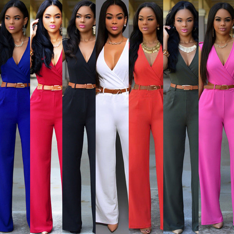 W&W Mode Damenmoden-Jumpsuit mit Einteiler-Hose