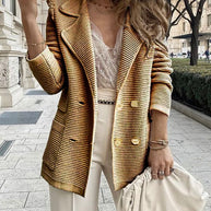 Mode Blazer Strickjacke  - Modisch & warm