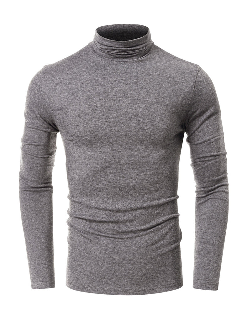 Herren Rollkragenpullover aus elastischem Baumwollmix WW
