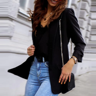WW | Stilvolle Damen Blazer mit Einzelknopfverschluss Ideal für Die Arbeit