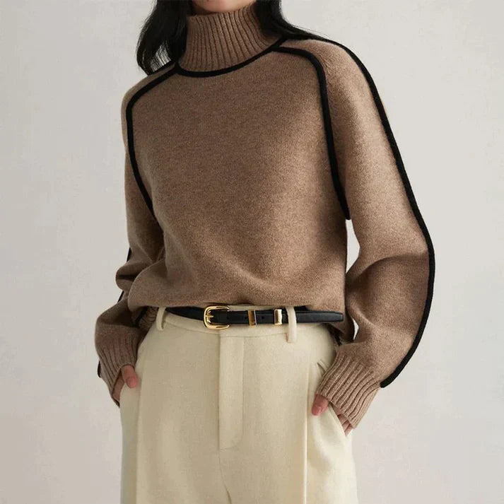 WW | Braun Rollkragenpullover