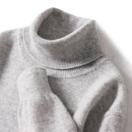 WW | Herren Wollpullover Mit Rollkragen Und Schlankem Design