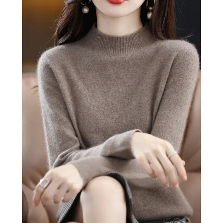 WW | Weiche Cashmere Pullover Damen Luxuriöser Strickpullover für Frauen