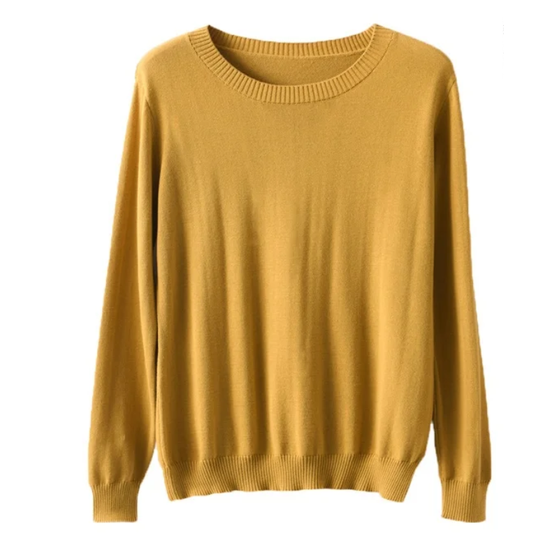 WW | Cashmere Pullover Damen Klassischer Rundhals, Weich & Atmungsaktiv