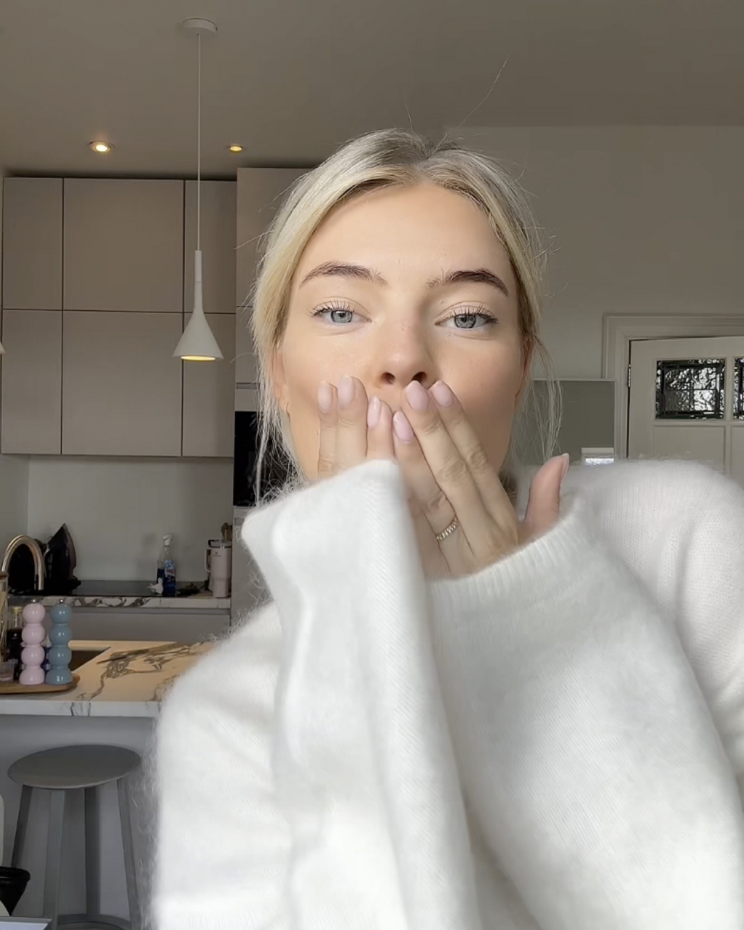 WW | Mohair Mischpullover mit Rundhalsausschnitt