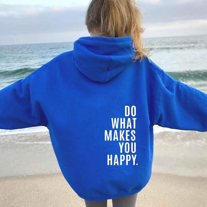 W&W Mode - Damen Hoodie - Lässiger Streetstyle mit Schriftzug