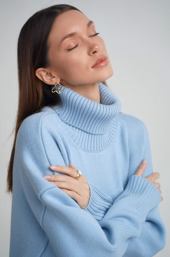 W&W Mode | Lieblicher Winter Hoher Kragen Pullover