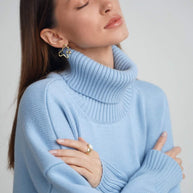 WW | Lieblicher Winter Hoher Kragen Pullover