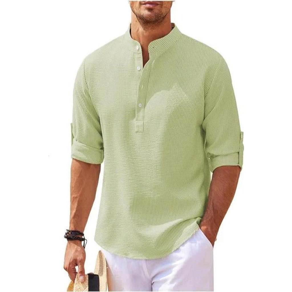 WW | Henley Shirt Lässig Lässiger Schnitt