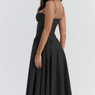 WW | Ärmelloses Midikleid Mit Korsett Passform