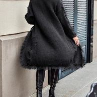 WW | Kuschelige Strickjacke Mit Kordeln