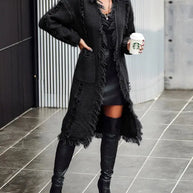 WW | Kuschelige Strickjacke Mit Kordeln