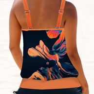 WW | Tankini Badeanzug mit Stilvollem Druck