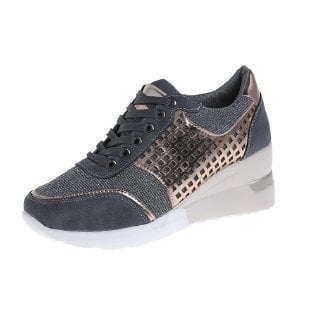 WW | Orthopädische High-Top Sneakers mit Keilabsatz
