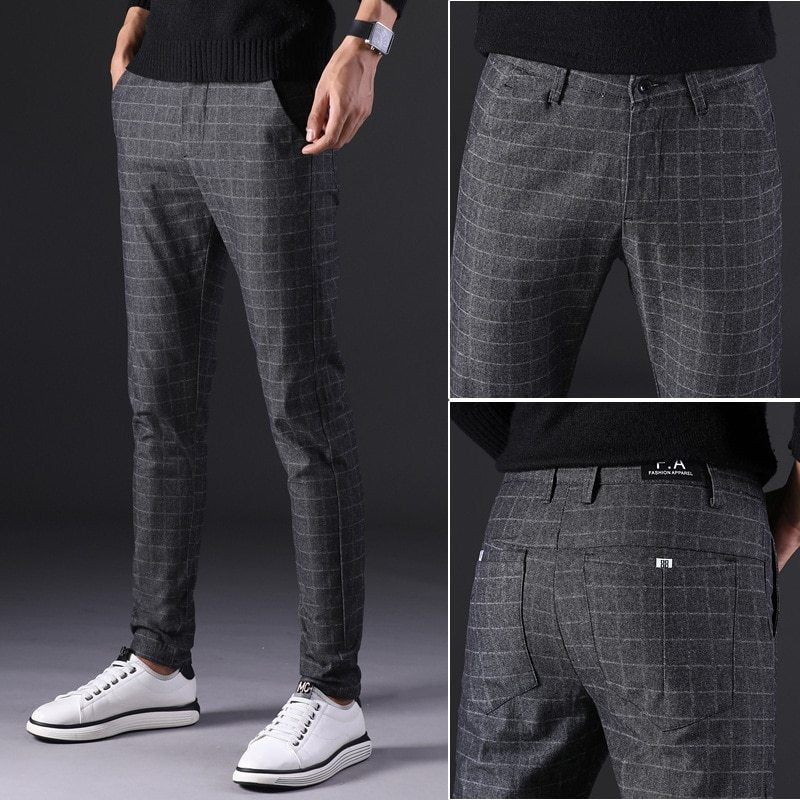 WW | Slim Fit Herrenhose Mit Karomuster