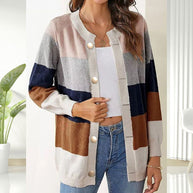 WW | Modischer Streifen Cardigan