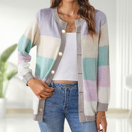 WW | Modischer Streifen Cardigan