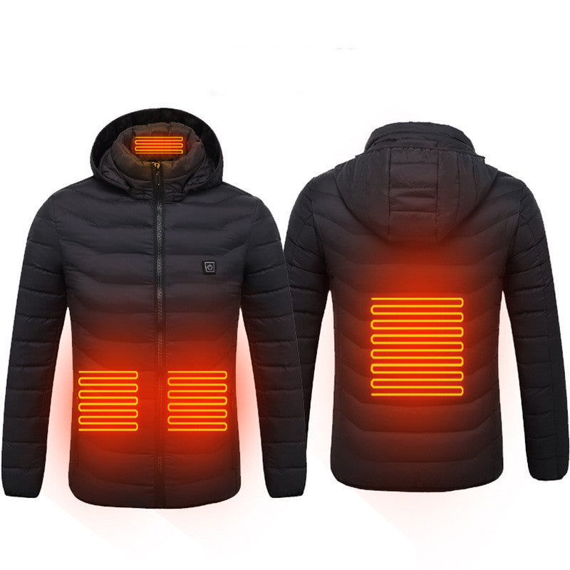 WW | Elegante USB-heizbare Jacke für Herren, thermisch Winter