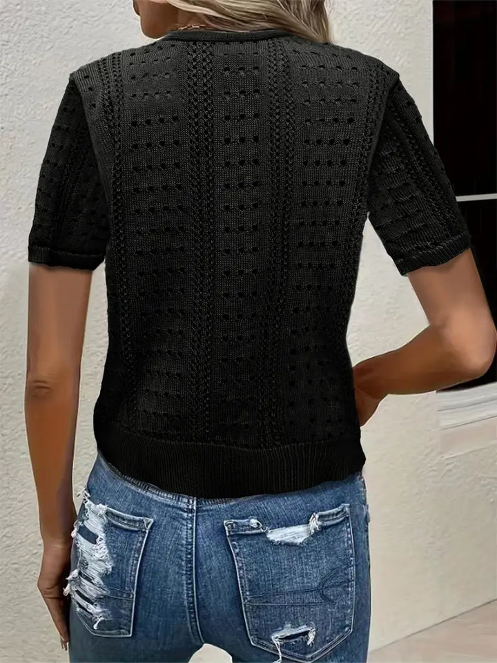 W&W Mode | Vielseitiger Komfort, Elegante Strickjacke Mit V-ausschnitt Für Frauen
