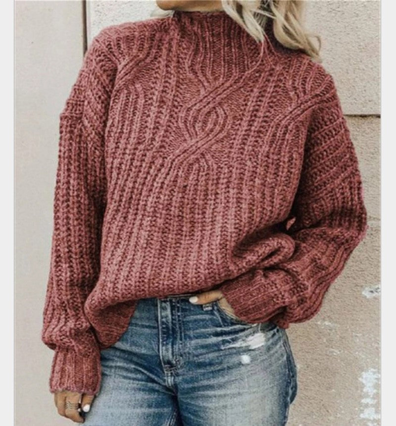 WW | Warme Strick Damenpullover