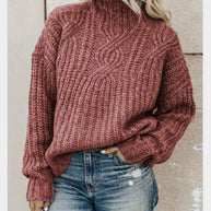 WW | Warme Strick Damenpullover
