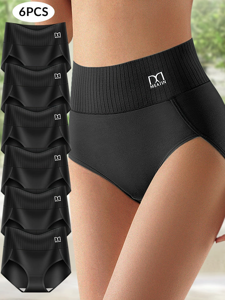 W&W Mode | Pack High Waist Bauchweg Slips Bequem, Atmungsaktiv Und Figurbetonend