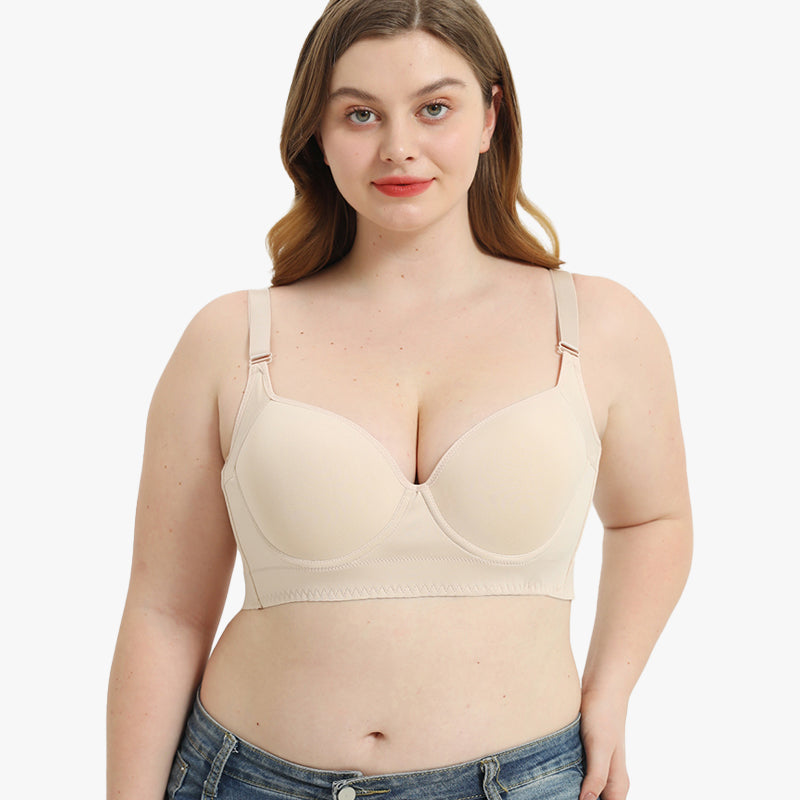 Damen-Push-up-BH mit glättendem Rückenteil