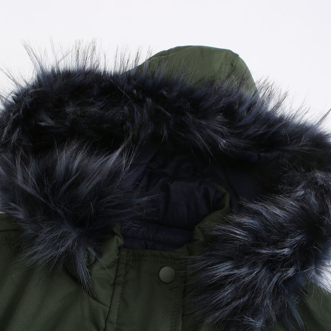 W&W Mode | Damen Winter Steppmantel Wende-Parka aus Baumwolle