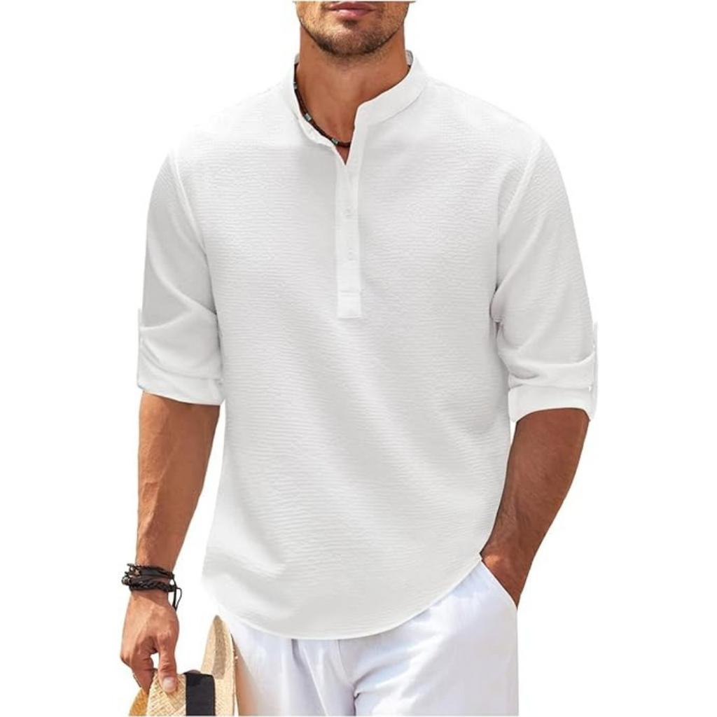 WW | Henley Shirt Lässig Lässiger Schnitt