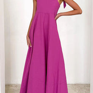 WW | Rosiedress Schleifen-Schulter Empire Taille Swing Maxi Cami Kleid