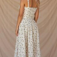 WW | Blumen Kleid für Frauen Midi