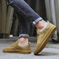 WW | Wildleder Sneakers Mit Textur Sohle