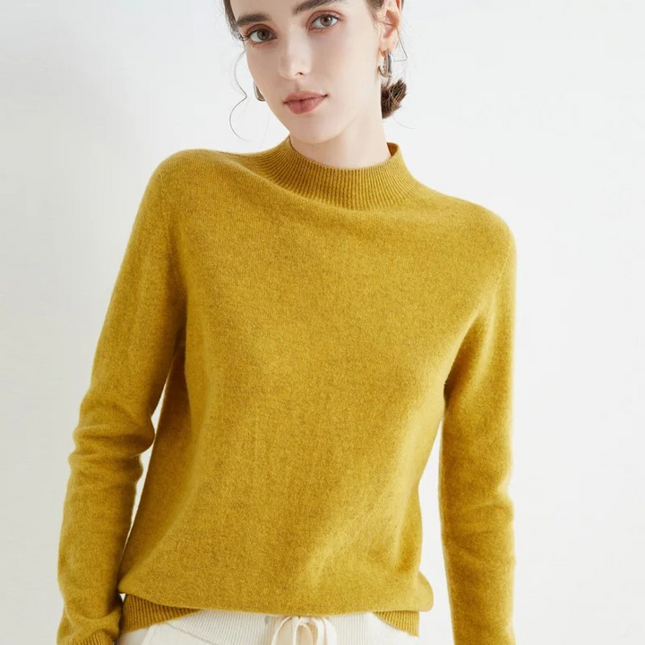 W&W Mode | Cashmere Pullover Damen Rundhals Weicher und Leichter Strickpullover