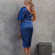 WW | Sexiest einäugiges ungleichmäßiges Rockkleid Damen Abendkleid