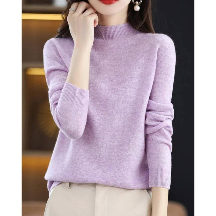 WW | Weiche Cashmere Pullover Damen Luxuriöser Strickpullover für Frauen