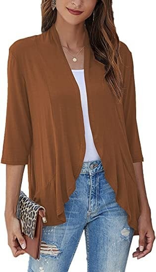 W&W Mode | Elegantes Offenes Front Damenjacke