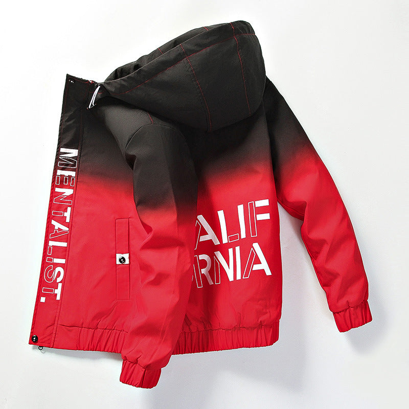 WW | Herren Ubergangsjacke Mit Ombre Motiv