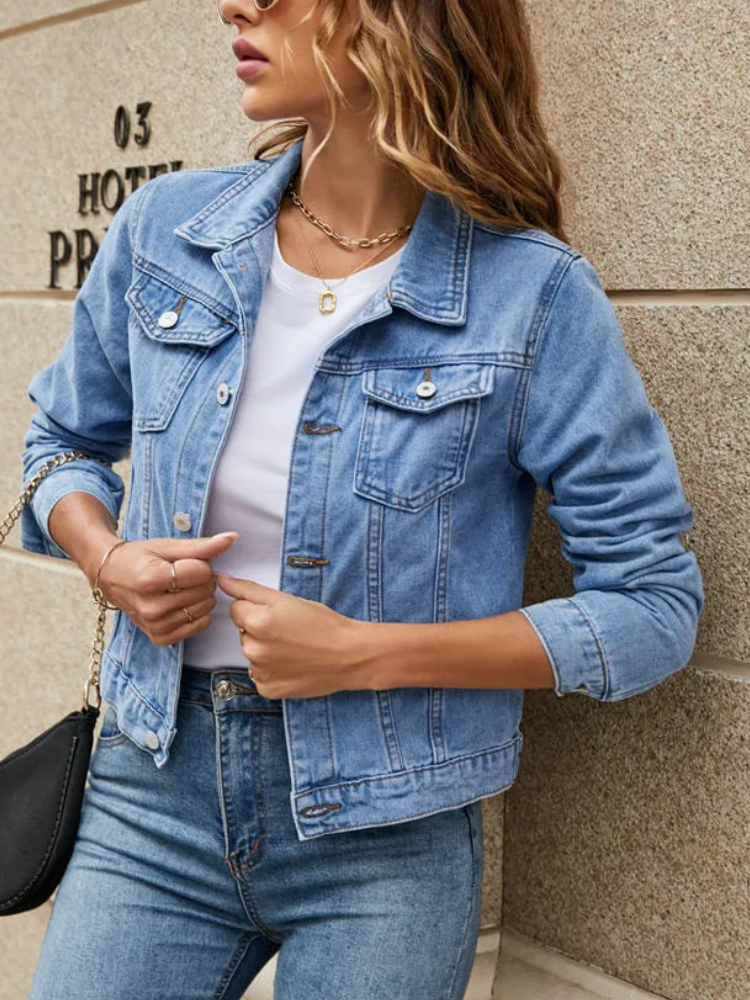 WW | Kurze Casual-Jeansjacke