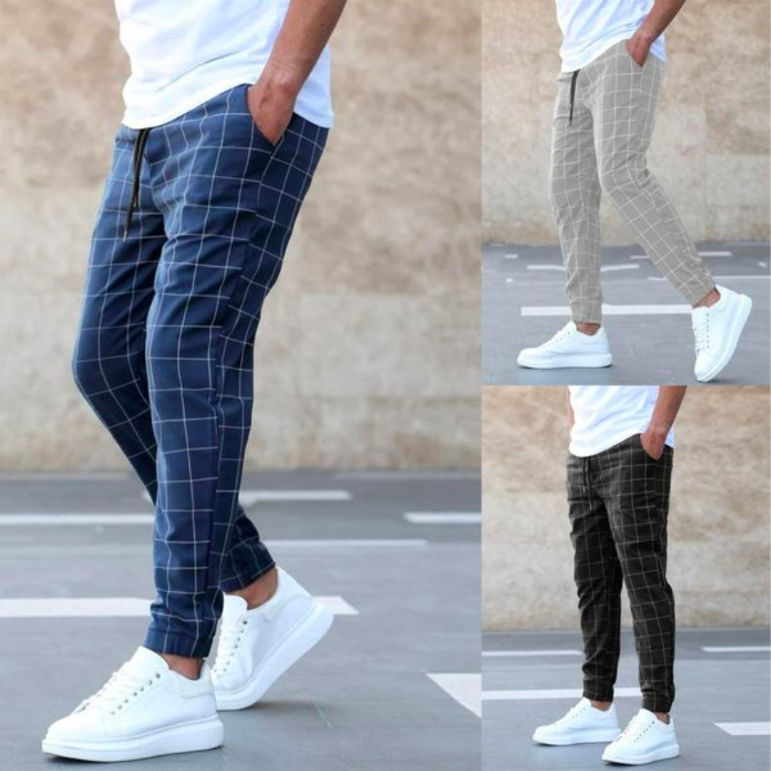 W&W Mode | Elegante Gitter Elite Hosen