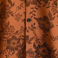 WW | Retro Blumenmuster Mit Kurzen Ärmeln