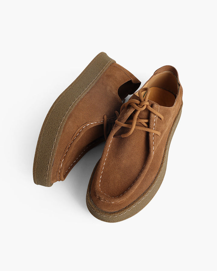 W&W Mode | Kreppsohle Robuste Herren Wildleder Mokassin