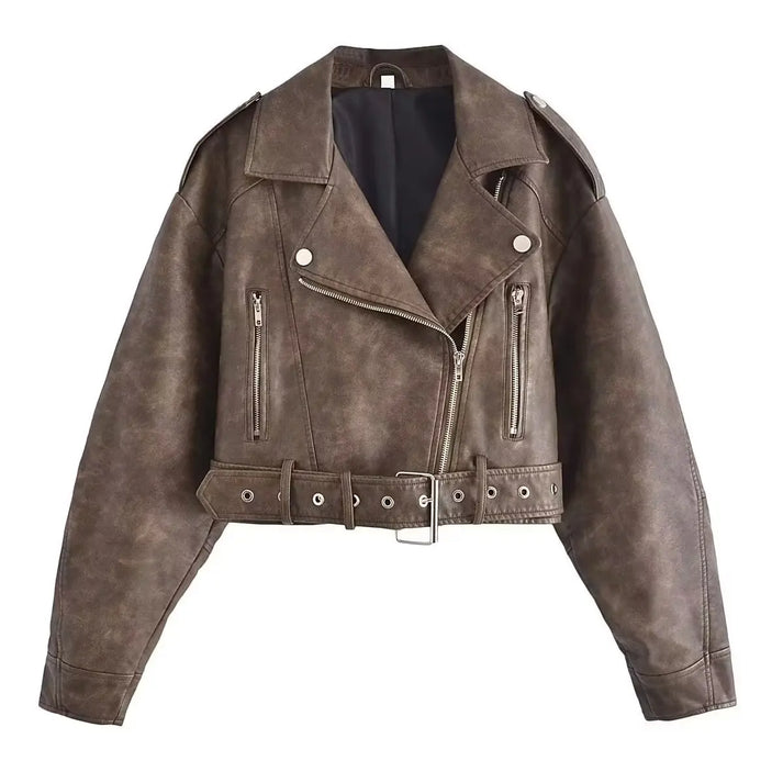 WW | Retro Lederjacke Für Damen