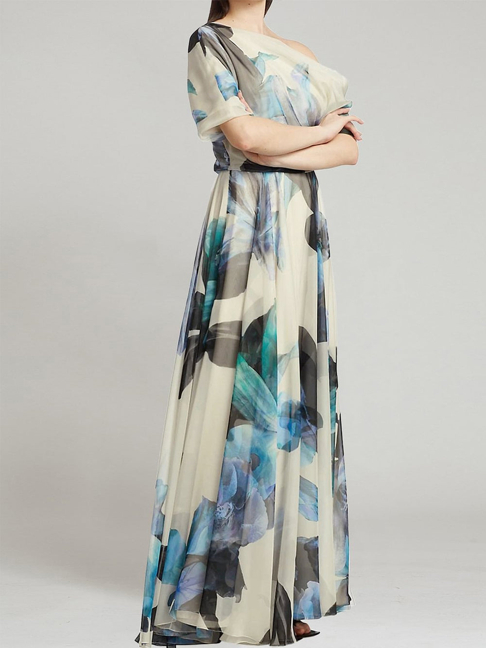 WW | Fließendes Maxikleid für Damen Anspruchsvoll & Modern