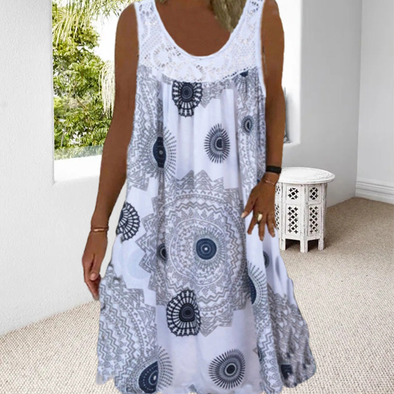 W&W Mode | Ärmelloses Plus Size Sommerkleid