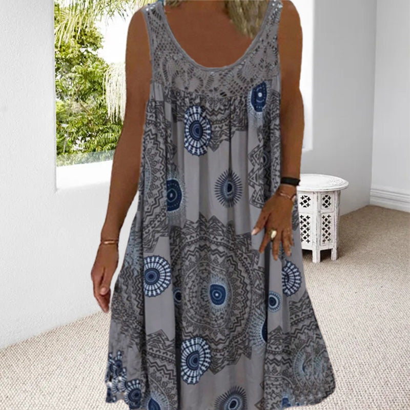 W&W Mode | Ärmelloses Plus Size Sommerkleid