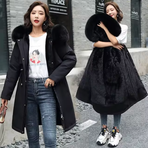 W&W Mode | Lange Wolljacke Mit Kapuze