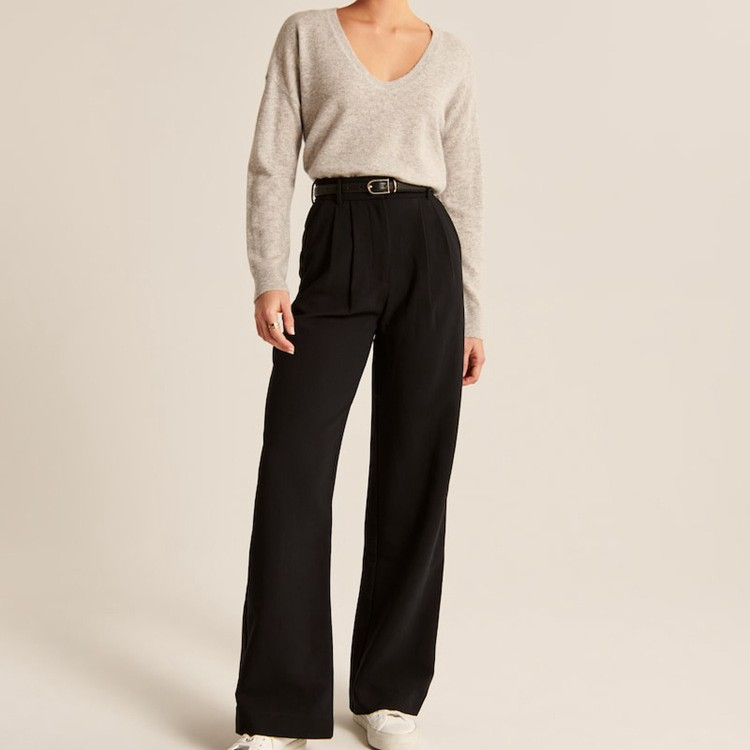 WW | Casual Hose mit Hoher Taille und Weitem Bein für Damen