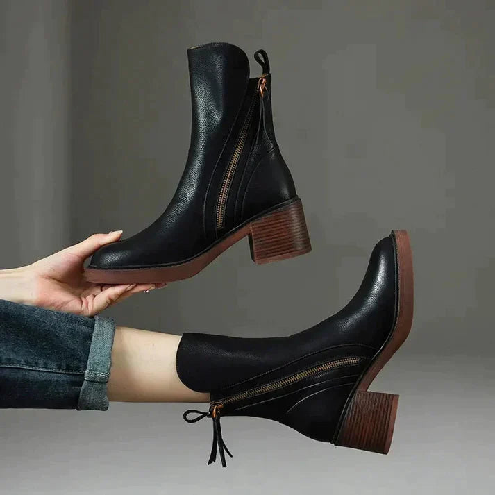 W&W Mode - Eleganter hoher Stiefel