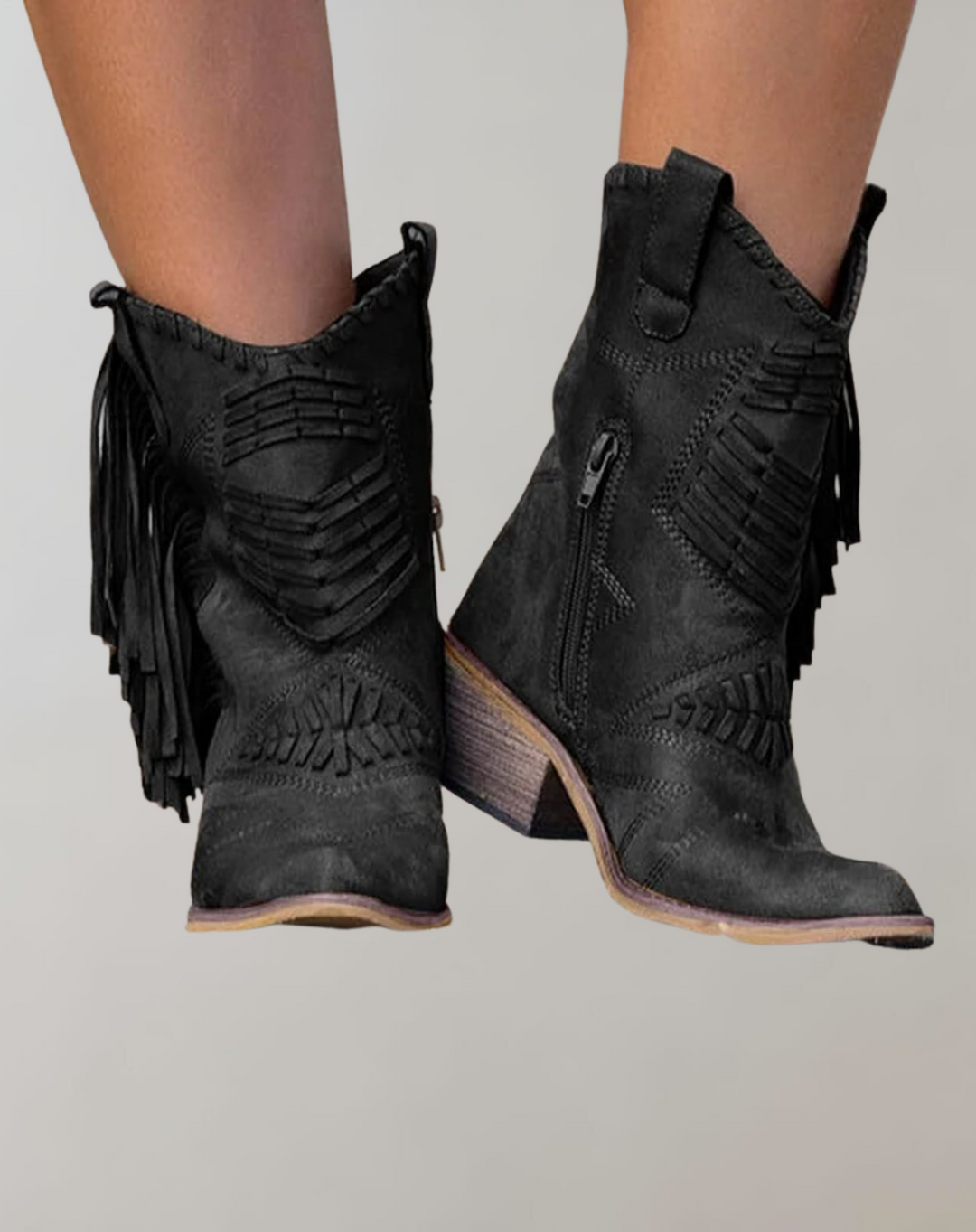W&W Mode | Western Cowgirl Fransenstiefel