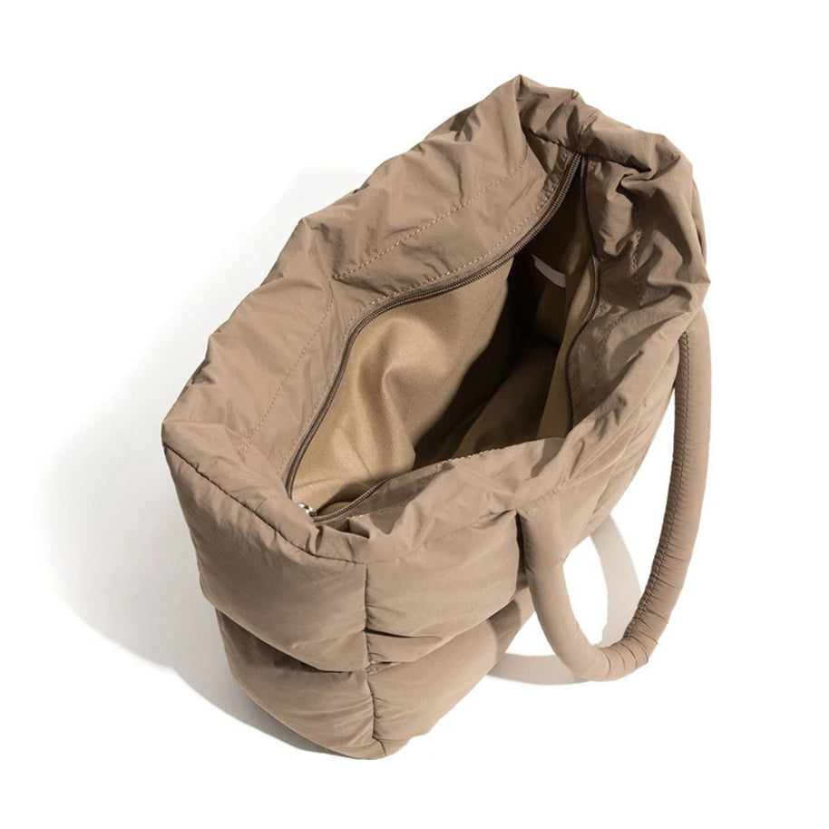 WW | Puffer Schultertasche für Damen - Stilvolle und geräumige Umhängetasche